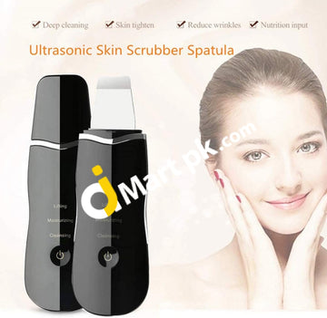 Ultrasonic Skin Scrubber Spatula Rechargeable Facial Cleaner Peeling Vibration Blackhead Removal